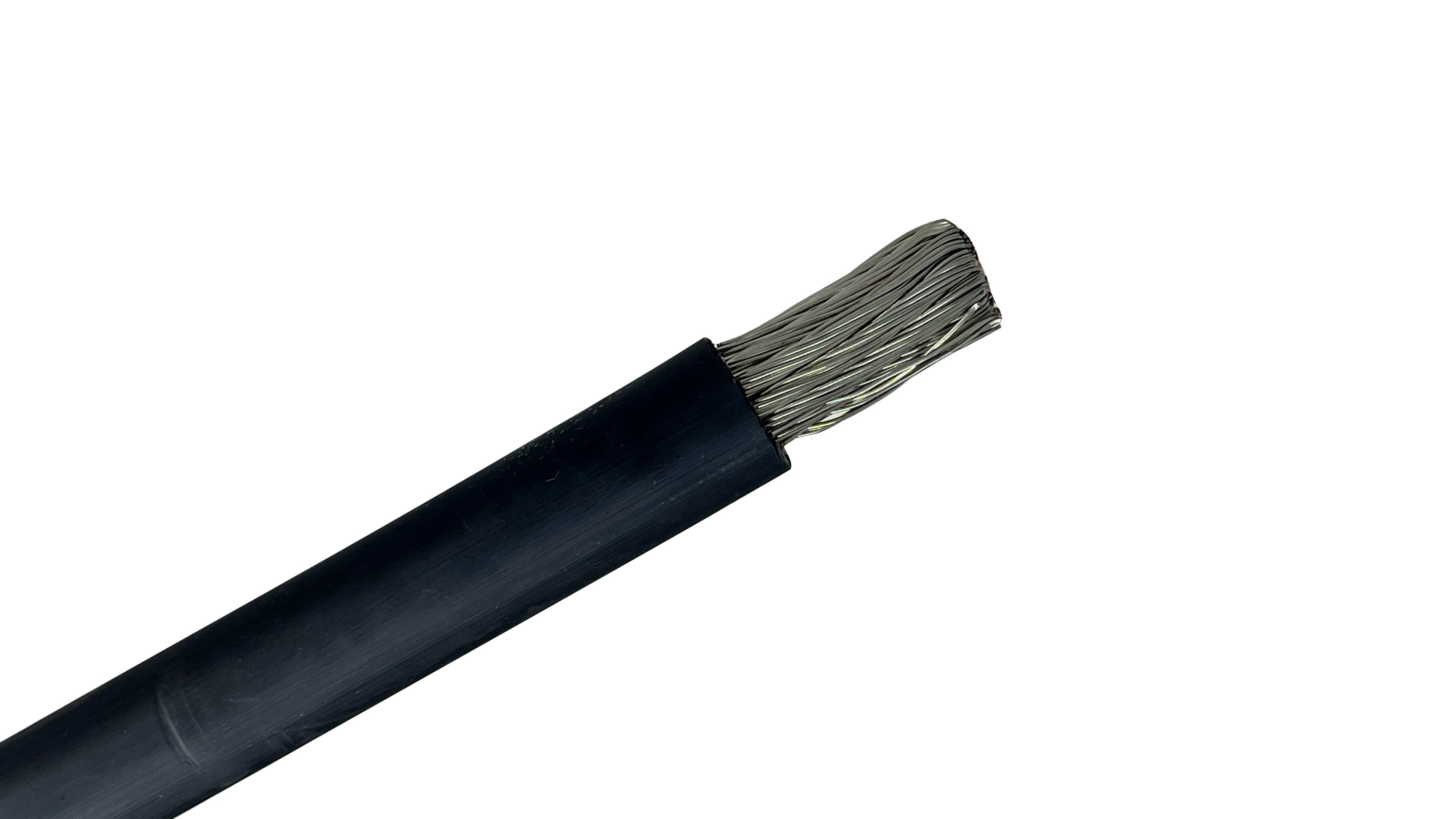 1/0 AWG Diesel Locomotive Cable, 2000V RHW-2 flexible copper wire for transit, mining equipment, and battery storage.