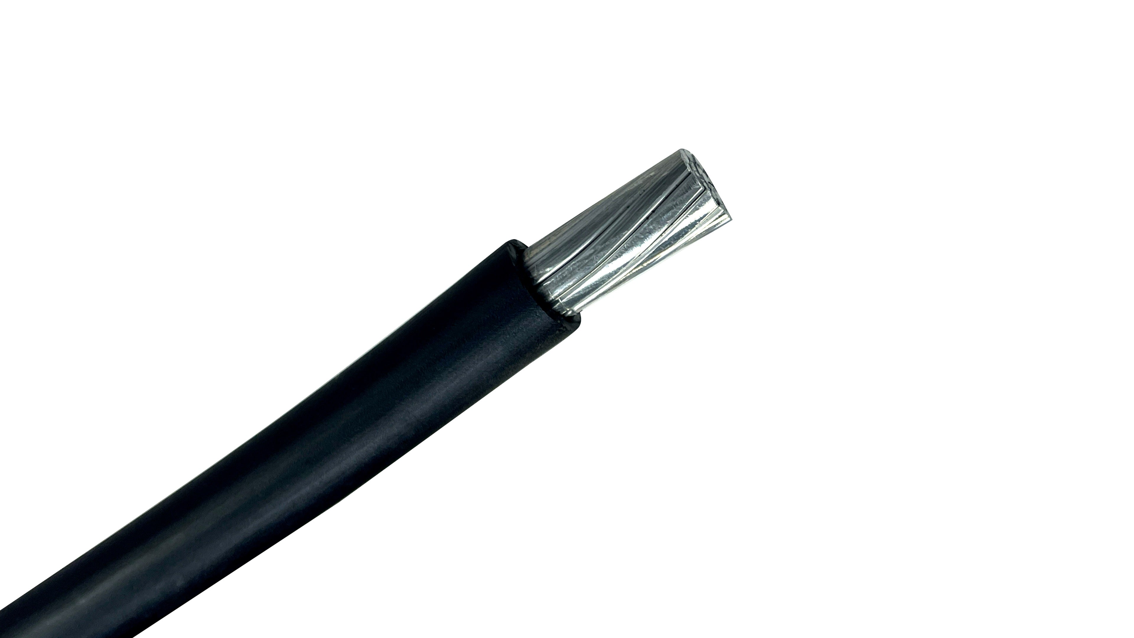 6 AWG Al USE-2/RHW-2 600V cable, featuring XLP insulation for high-ampacity underground utility and industrial power.