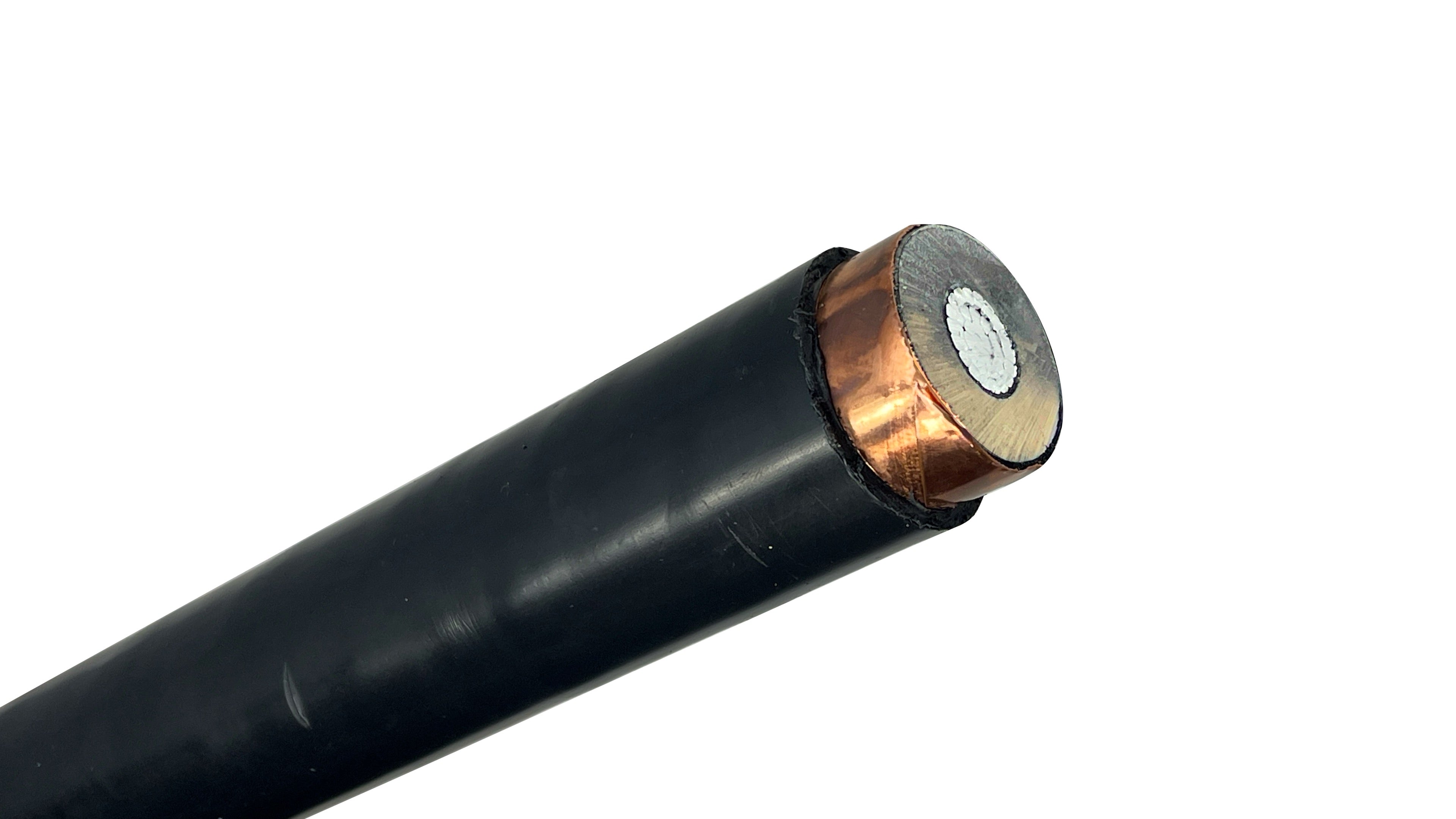 500 MCM Aluminum MV-105 35kV Cable, EPR insulation, Copper Tape Shield, Black PVC Jacket, Medium Voltage Power Cable.