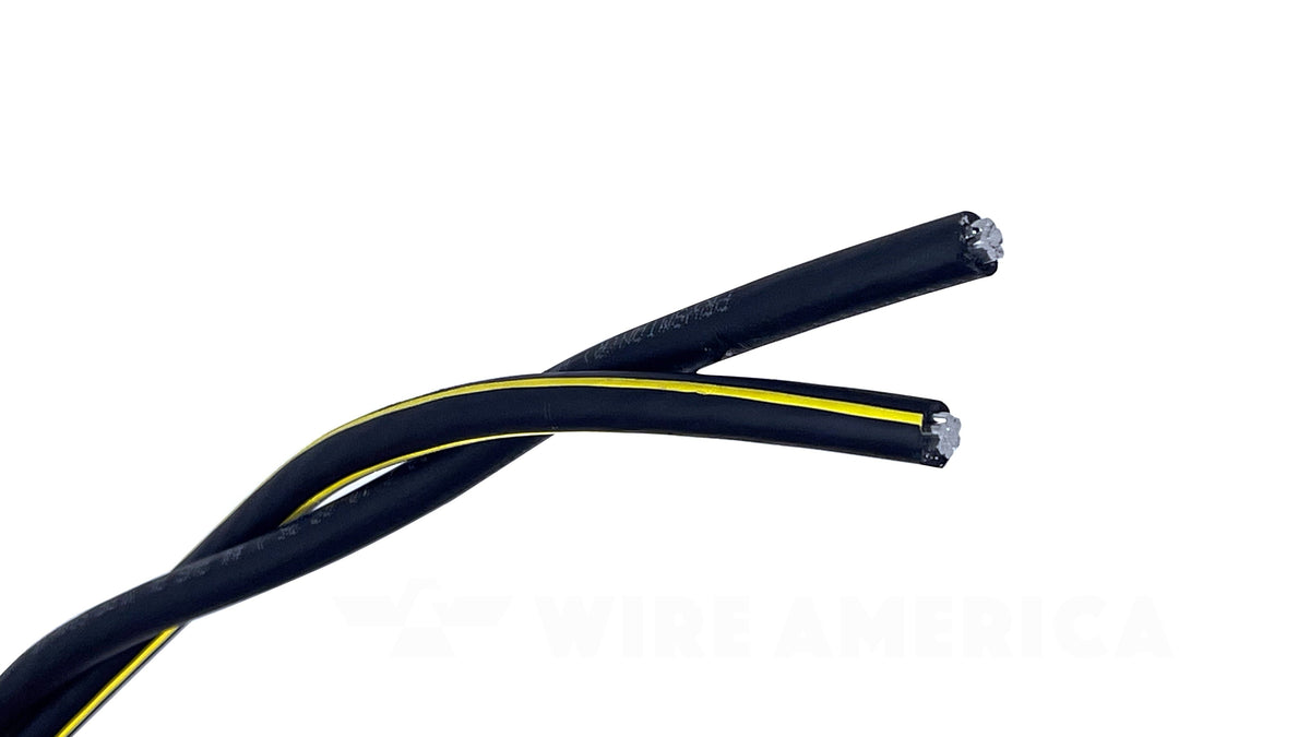 8 AWG Bard Duplex Aluminum URD Direct Burial Cable
