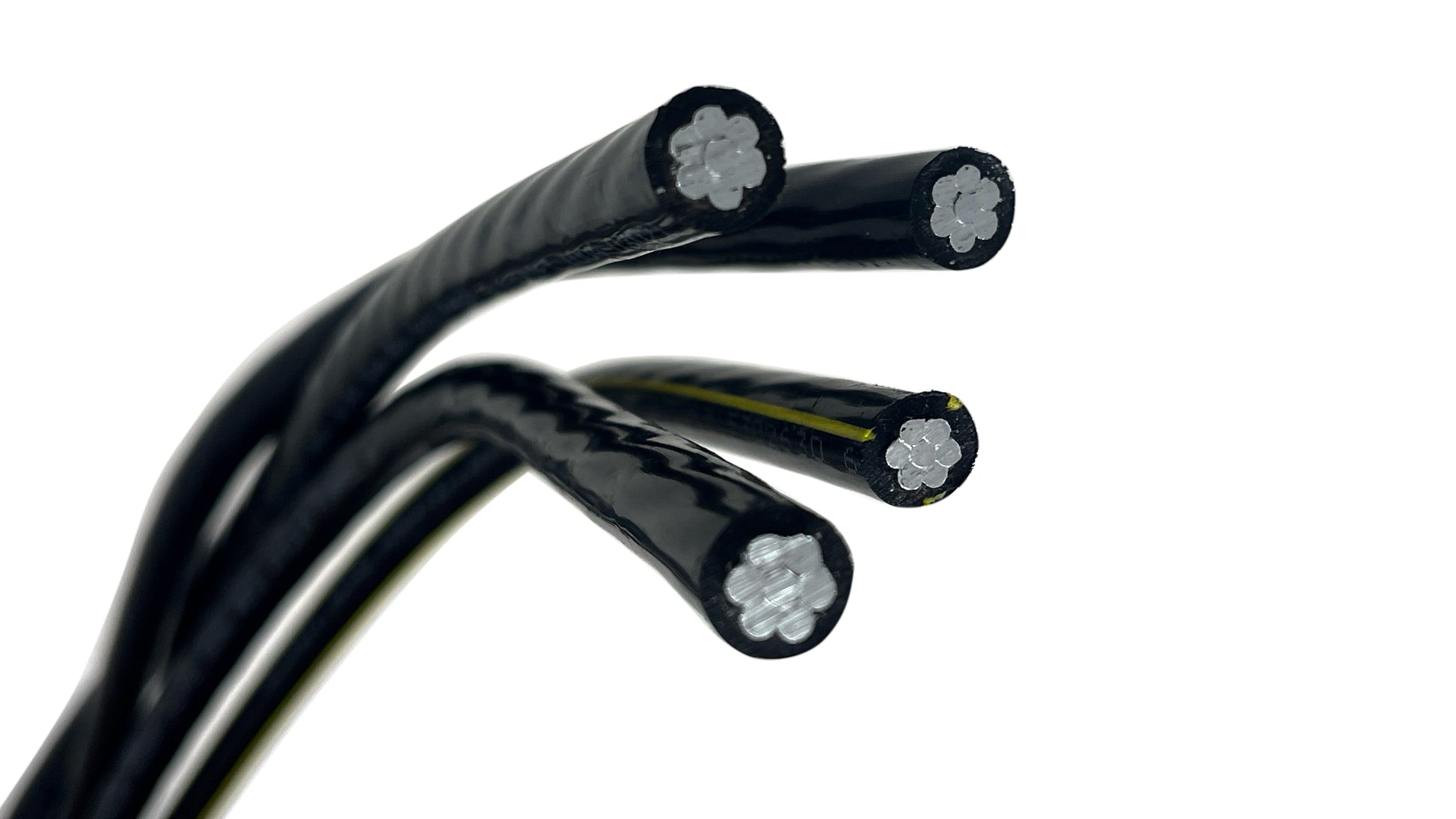 350-350-350-4/0 Quadruplex Aluminum Direct Burial Cable, Slippery Rock URD