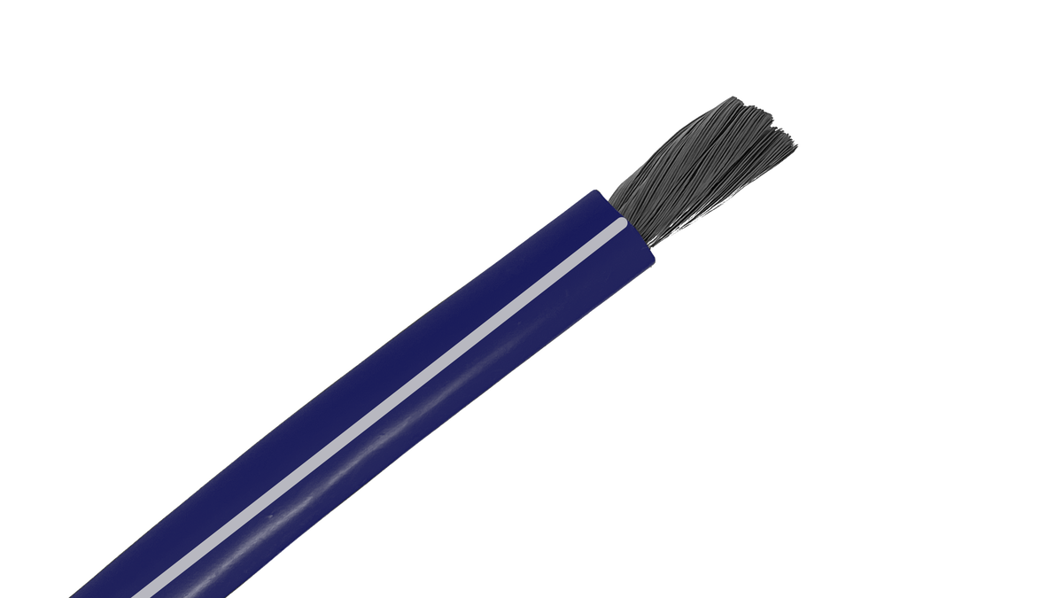 10 AWG Hook-Up Wire w/ Stripe, MTW, UL 1015, Tinned Copper, PVC