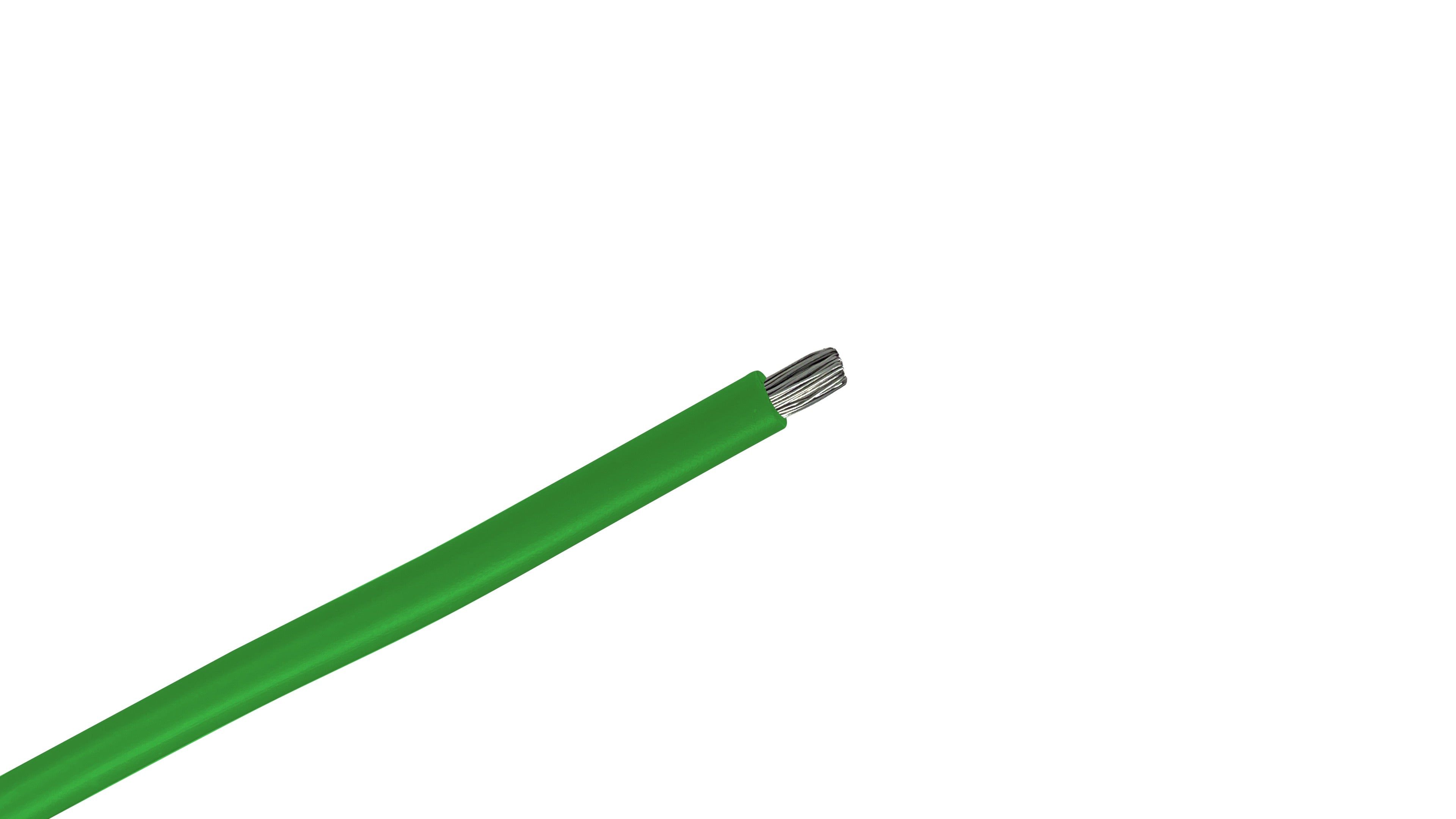 14 AWG Green High Temp SIS Switchboard Wire, 125°C rated 600V lead wire for electrical panels and switchgear wiring.