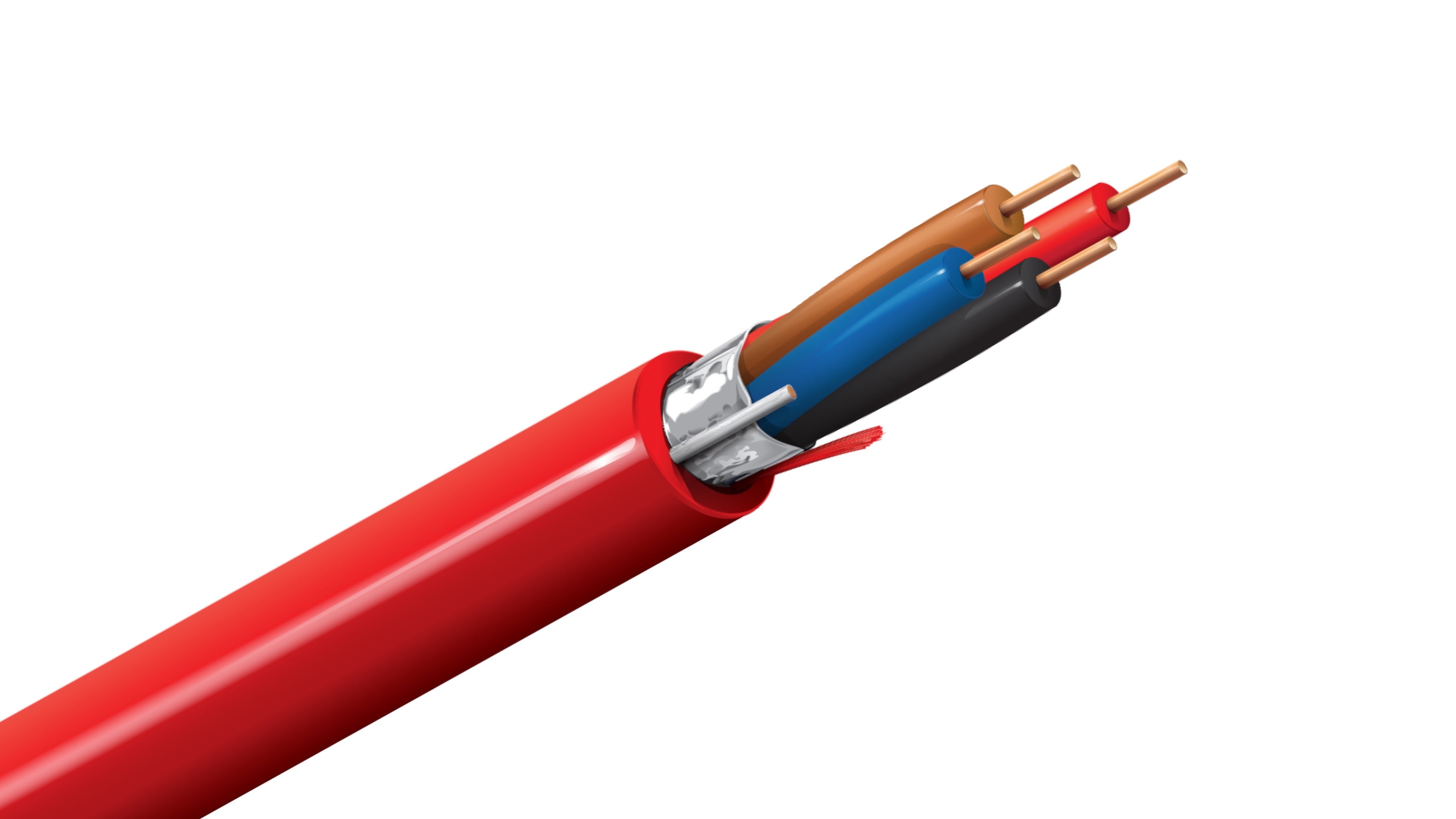 Belden 5222FL | 16-4 Solid Shielded Fire Alarm Cable | FPLR Product